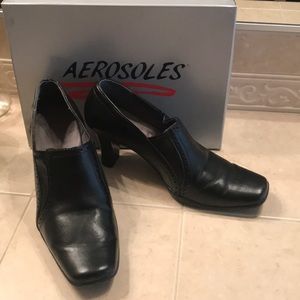 Aerosoles Black Size 8.5M Bootie with 2” Heel